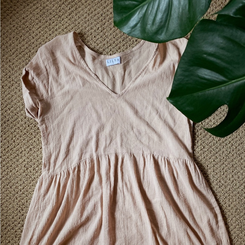 Lilya Blush Pink Mini Dress